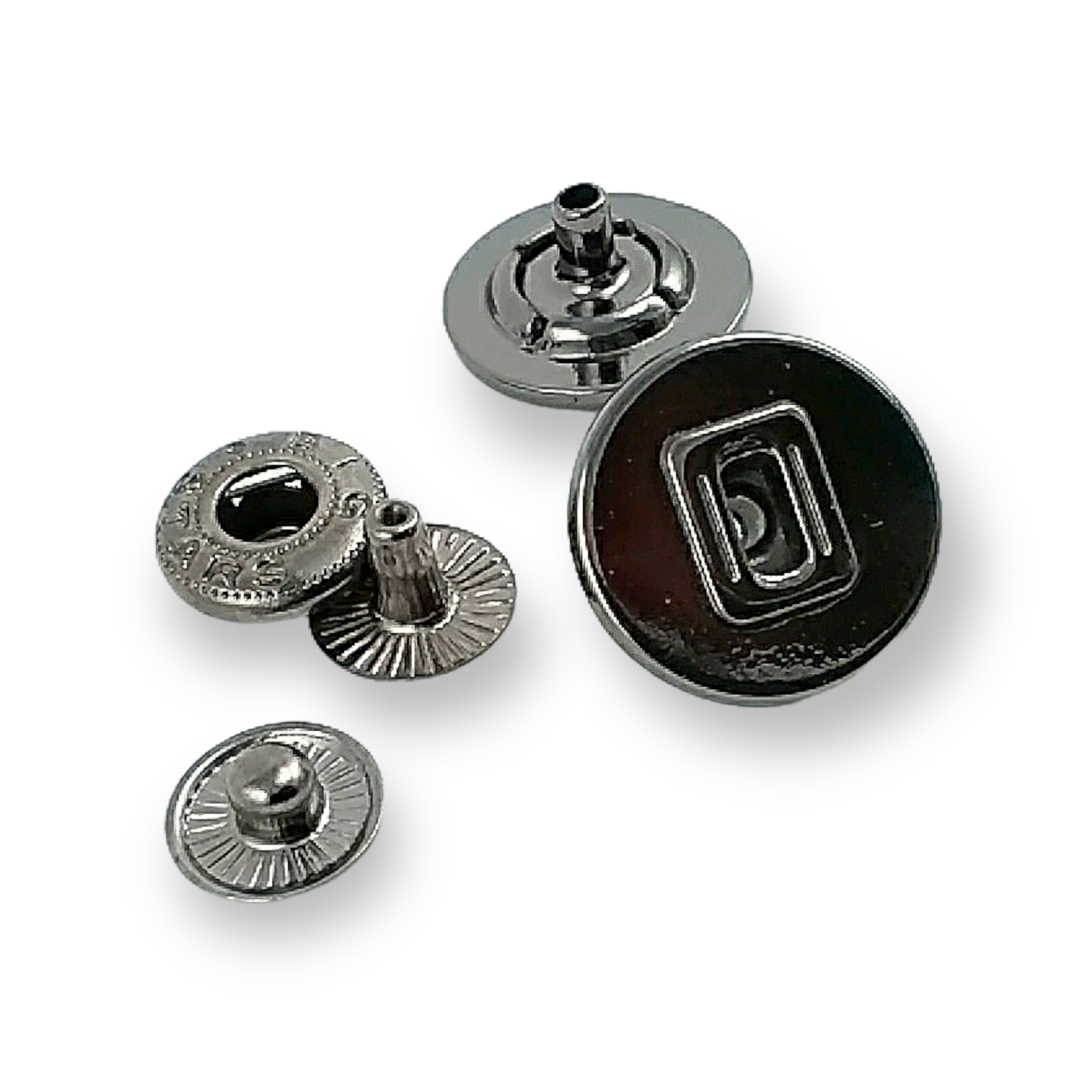 17 mm 28 boy  Zamak Çıt çıt Düğme Estetik ve Şık  E 824