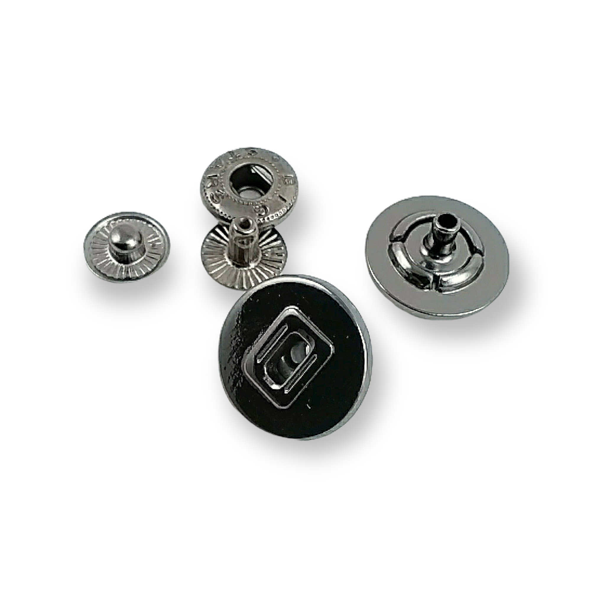 17 mm 28 boy  Zamak Çıt çıt Düğme Estetik ve Şık  E 824
