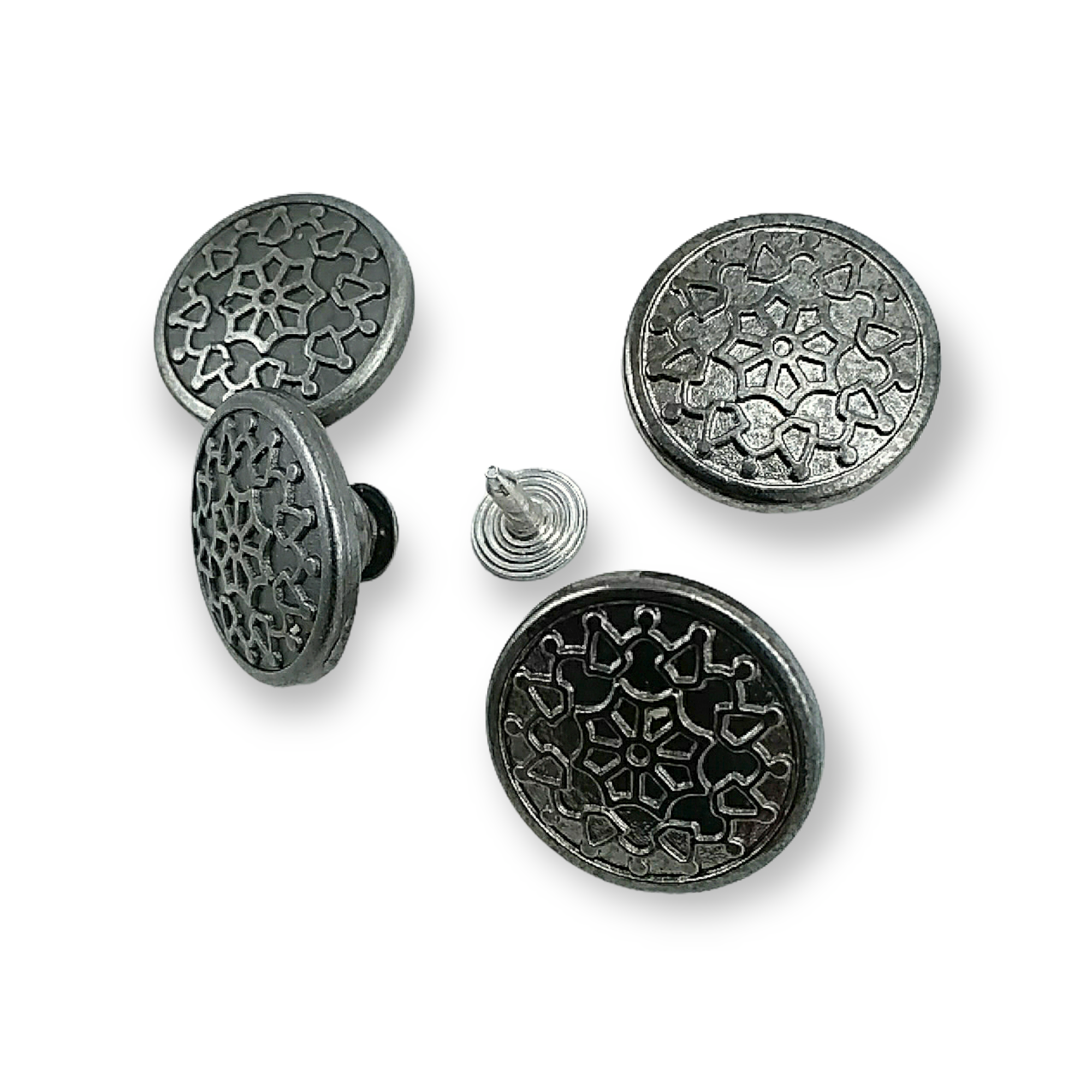20 mm Desenli Kot Düğmesi E 1011