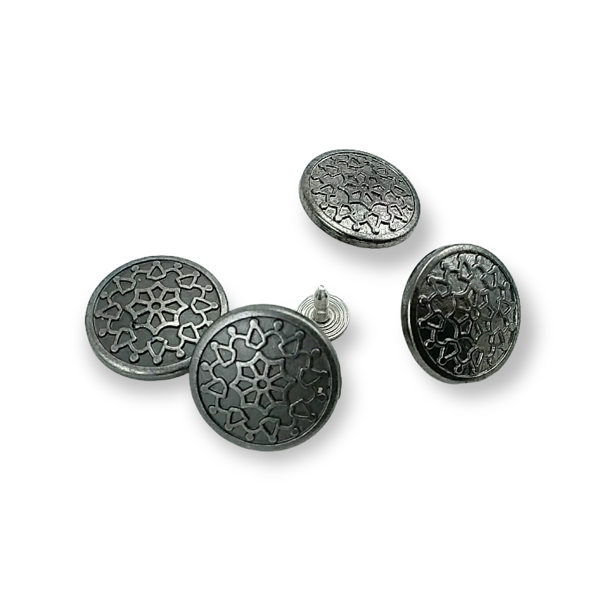 20 mm Desenli Kot Düğmesi E 1011