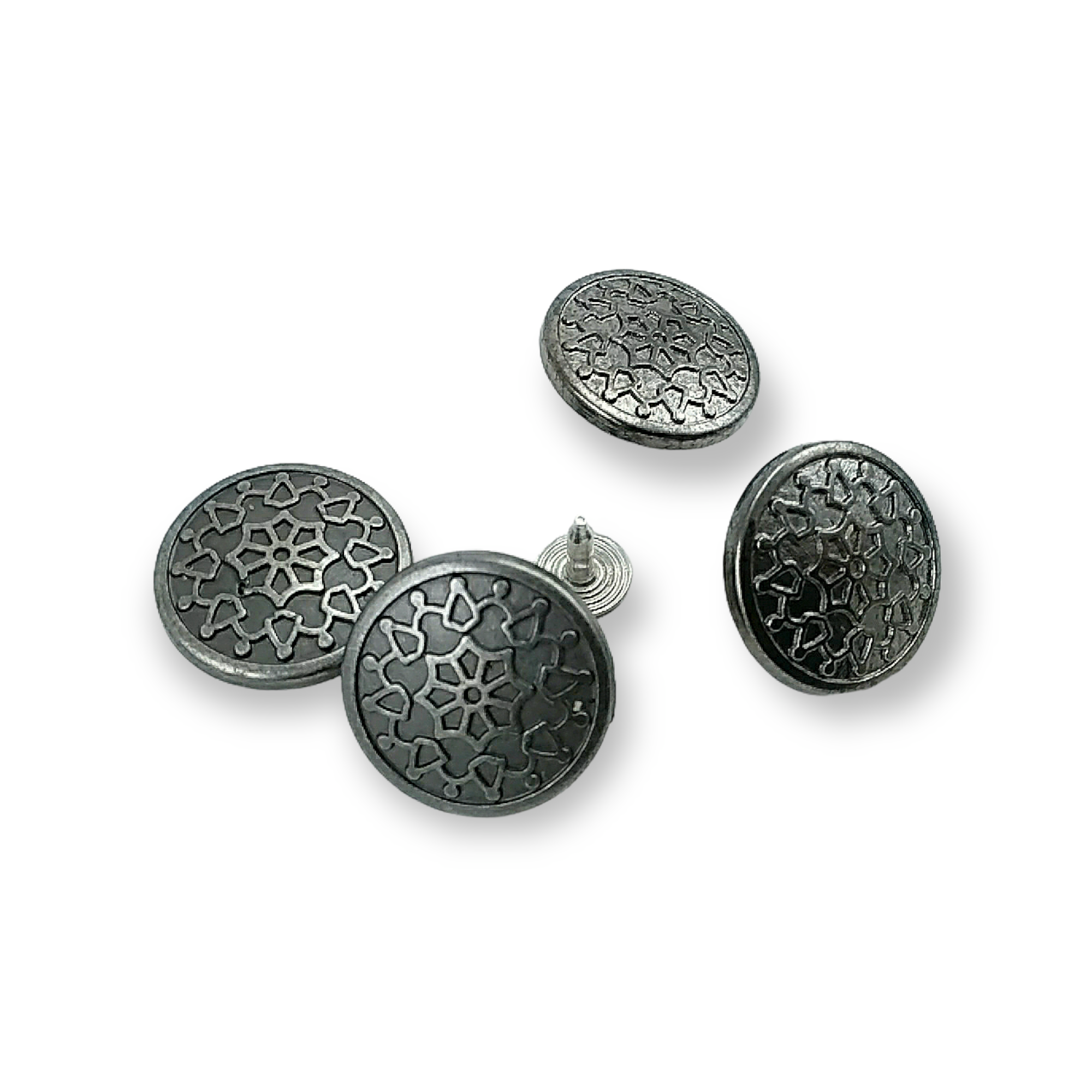 20 mm Desenli Kot Düğmesi E 1011