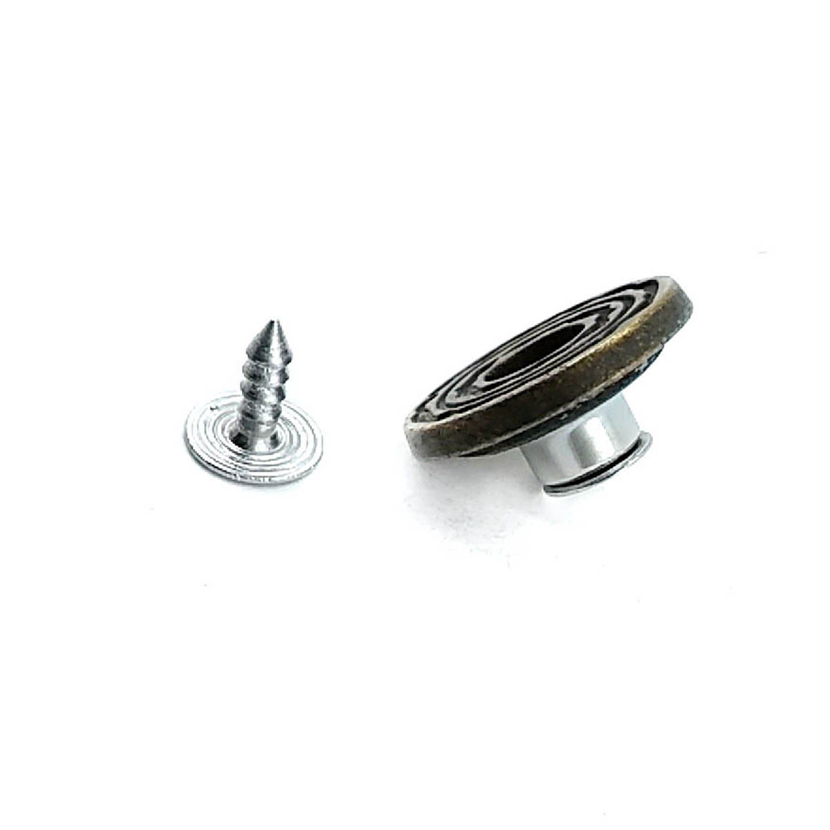 18 mm 29 Boy Girdap Desenli Kot Düğme  E 1027