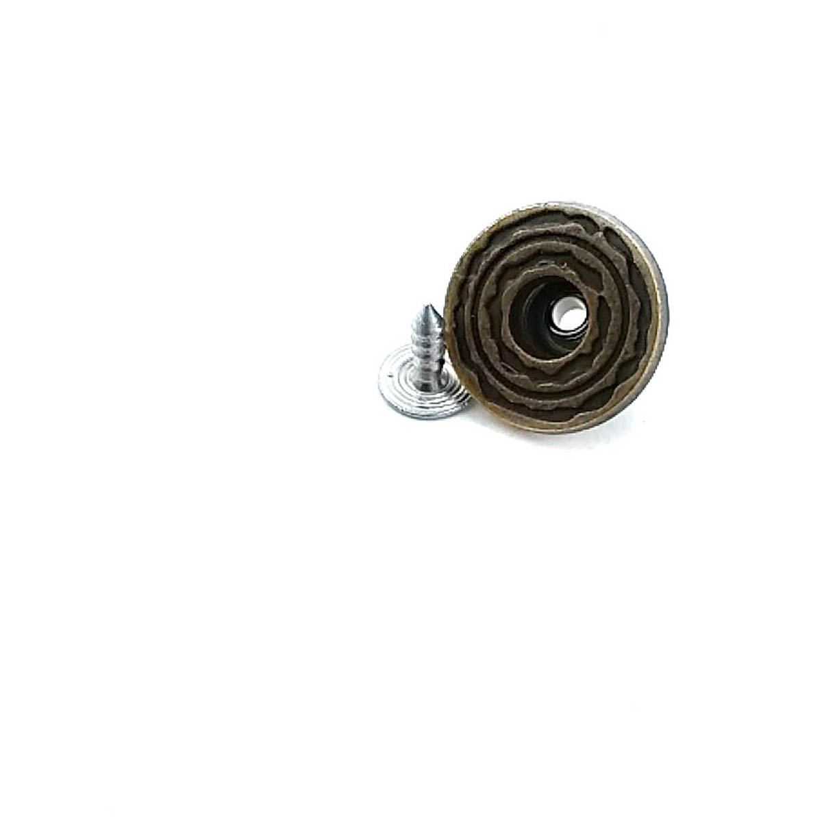 18 mm 29 Boy Girdap Desenli Kot Düğme  E 1027