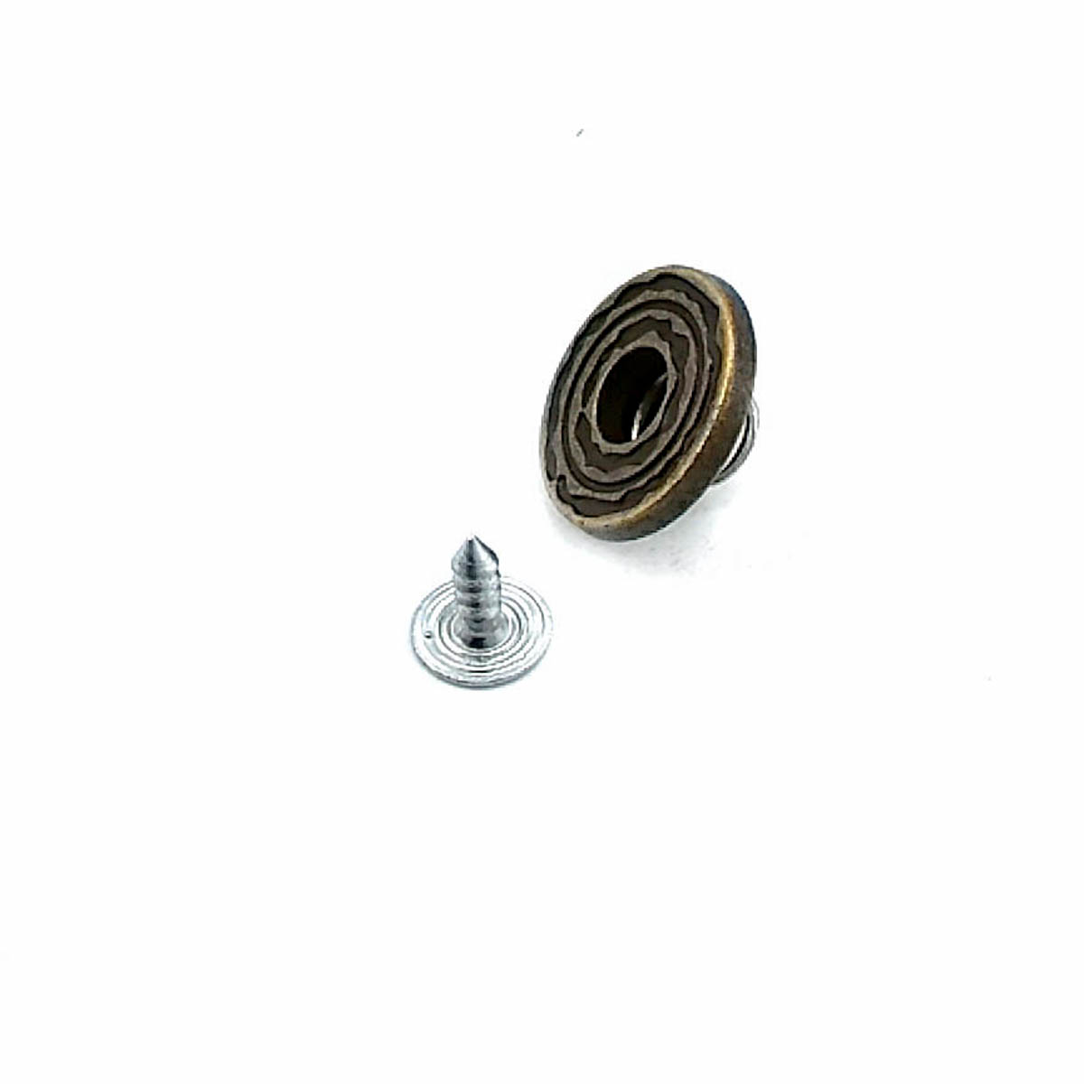18 mm 29 Boy Girdap Desenli Kot Düğme  E 1027