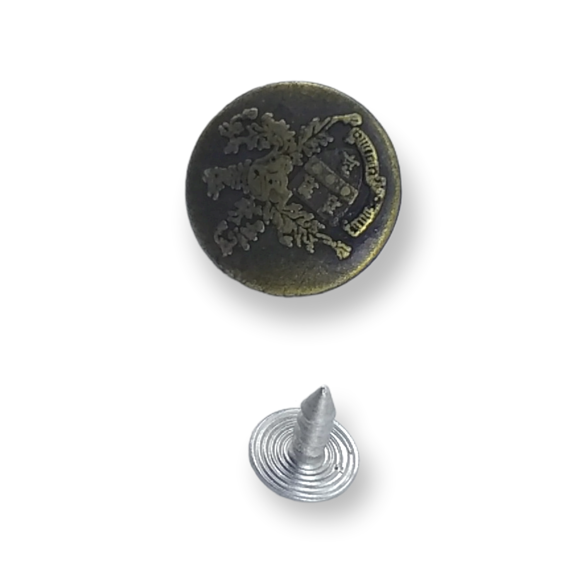 20 mm - 32 Boy Logo Desenli Kot Düğmesi E 1277