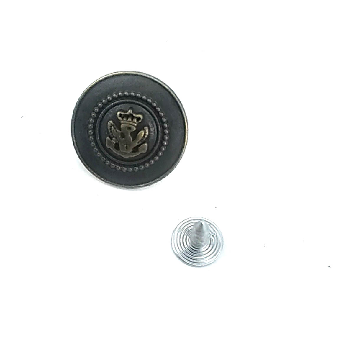 20 mm - 32 Boy Logo Desenli Kot Düğmesi E 1358
