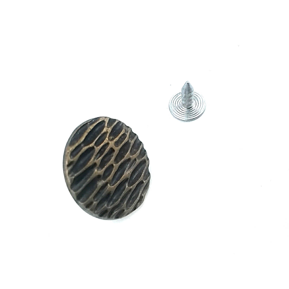 19 mm - 30 L Jeans Button Honeycomb Patterned E 1450