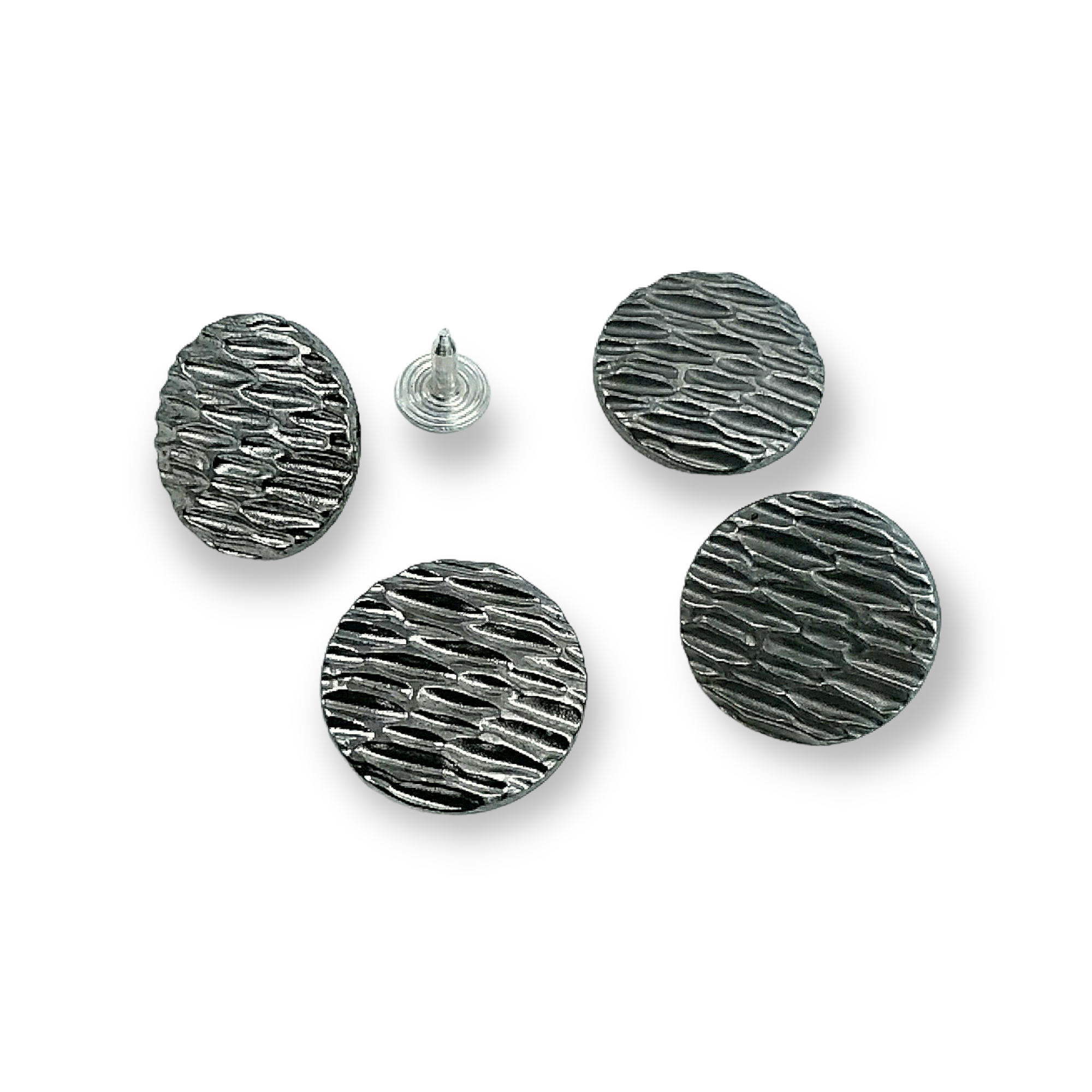 19 mm - 30 L Jeans Button Honeycomb Patterned E 1450