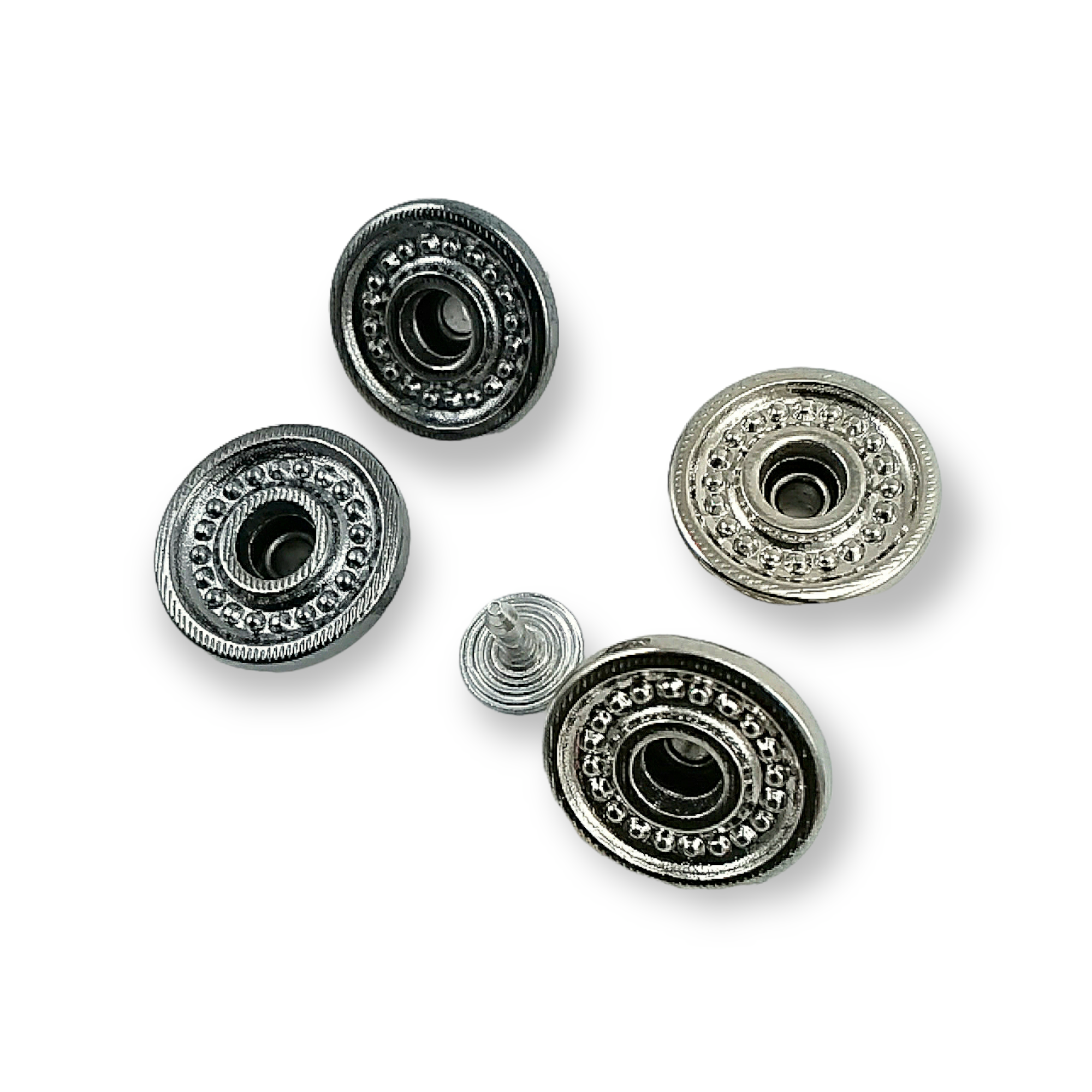 14 mm 22 boy Kot Pantolon Düğmesi Nokta Desenli