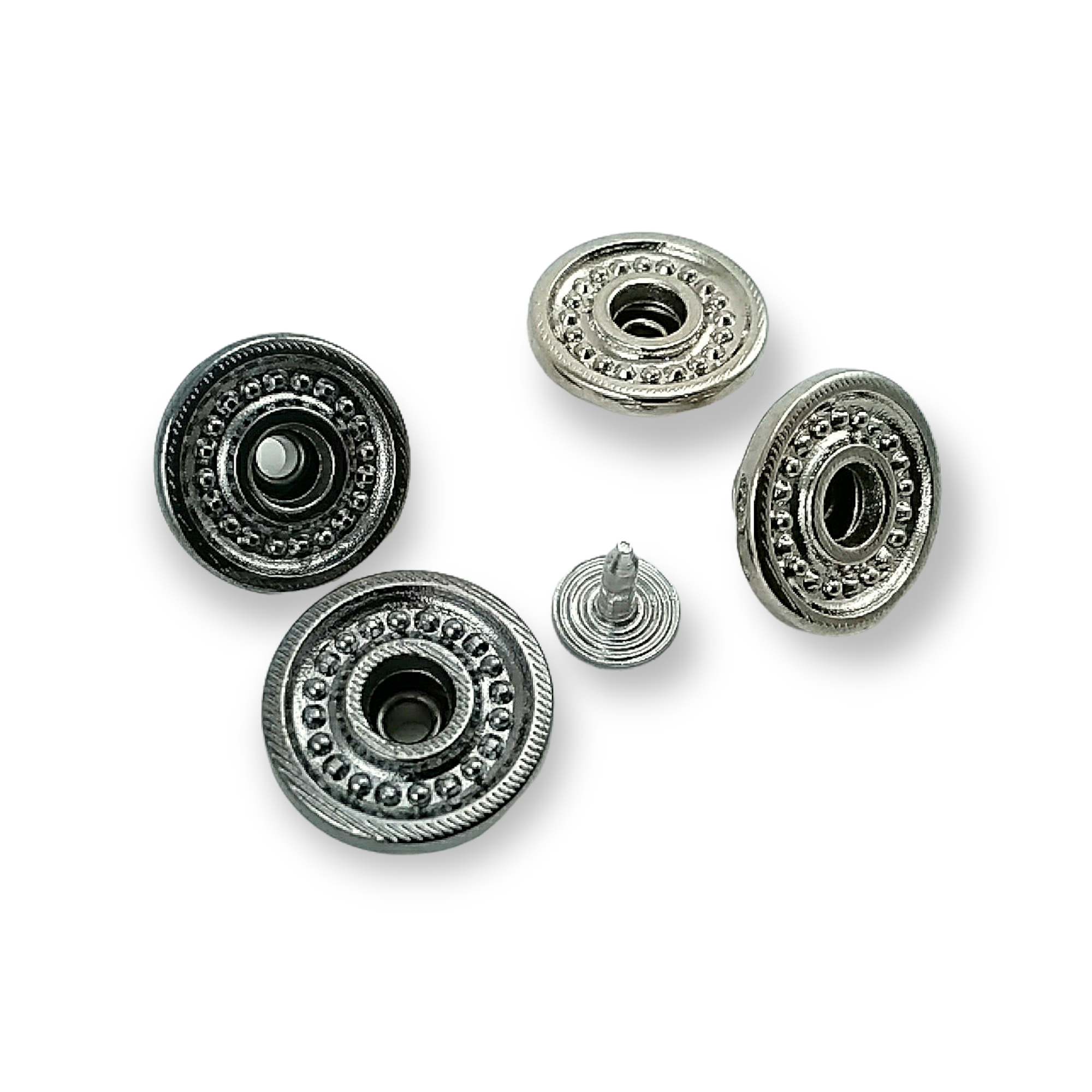 14 mm 22 boy Kot Pantolon Düğmesi Nokta Desenli