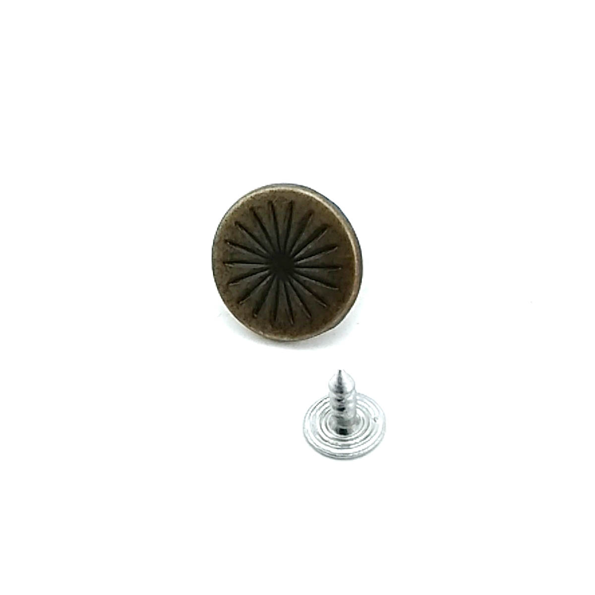 17 mm 27 Boy Yıldız Desenli Çakma Düğme  E 732