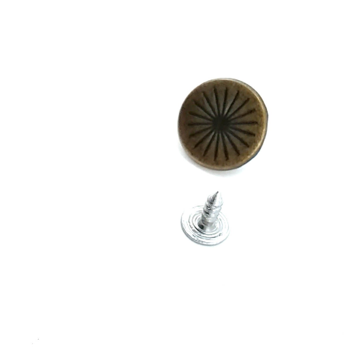 17 mm 27 Boy Yıldız Desenli Çakma Düğme  E 732