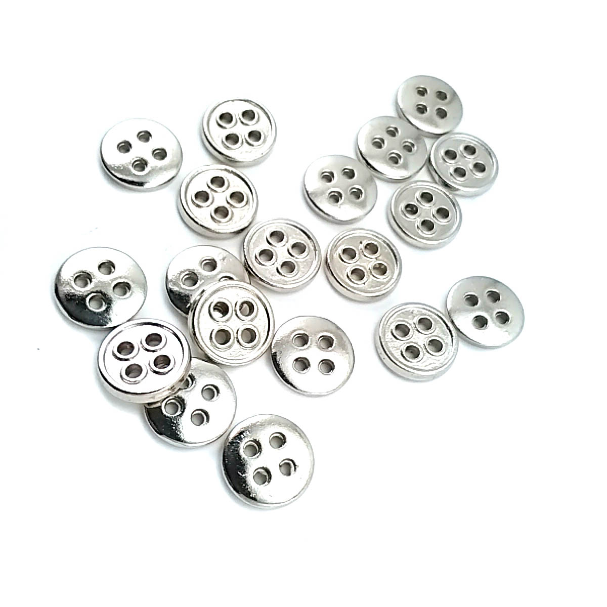 Button with 13 mm Stripes with Four Holes