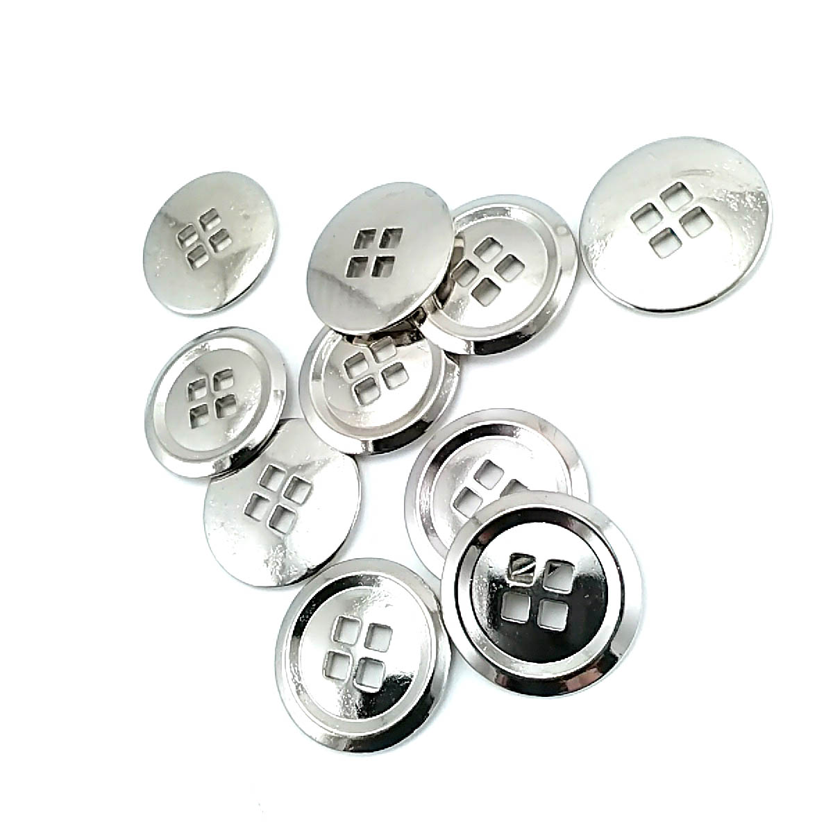 23 mm - 36 boy Dört delikli dikme metal düğme
