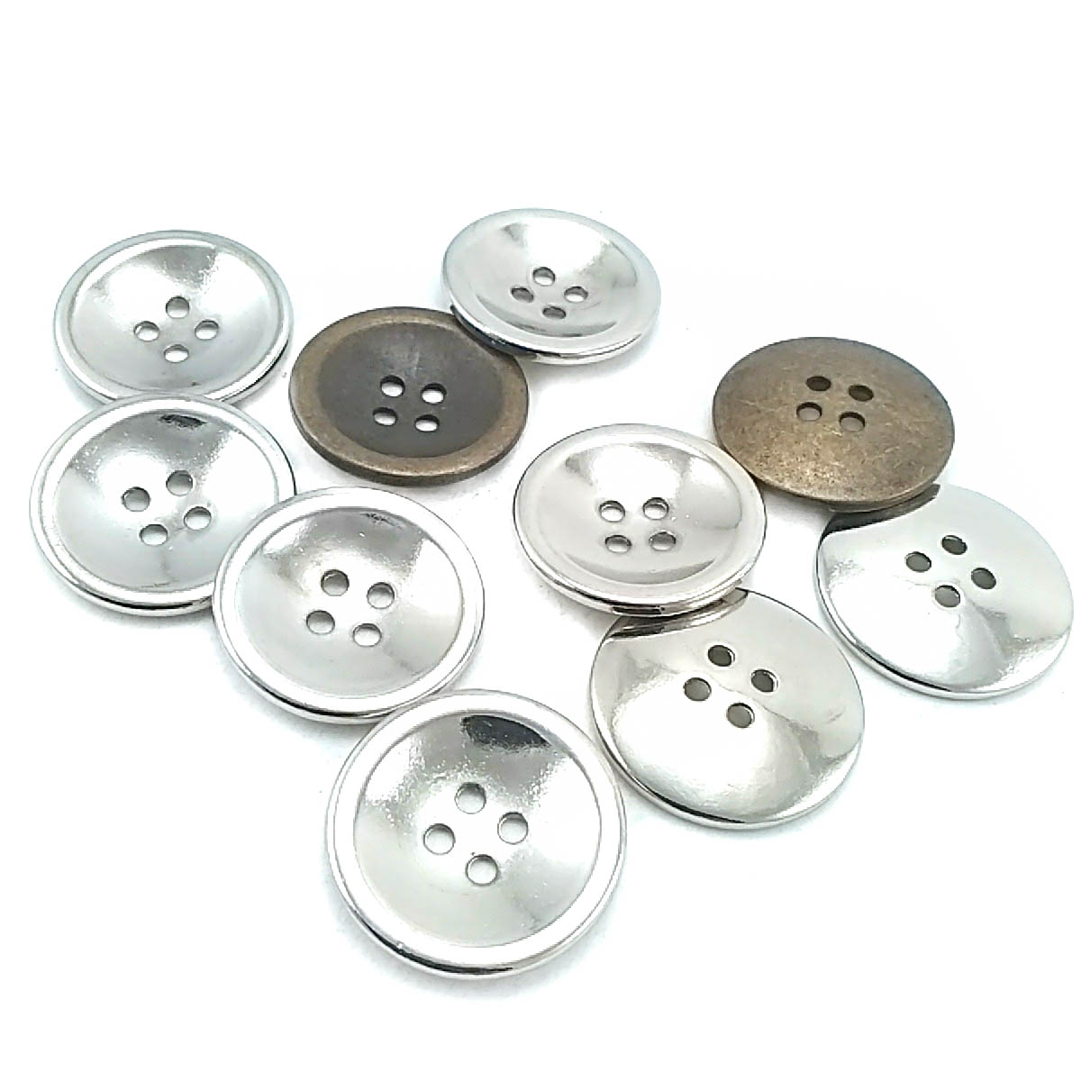 25 mm Dört Delikli Metal Düğme