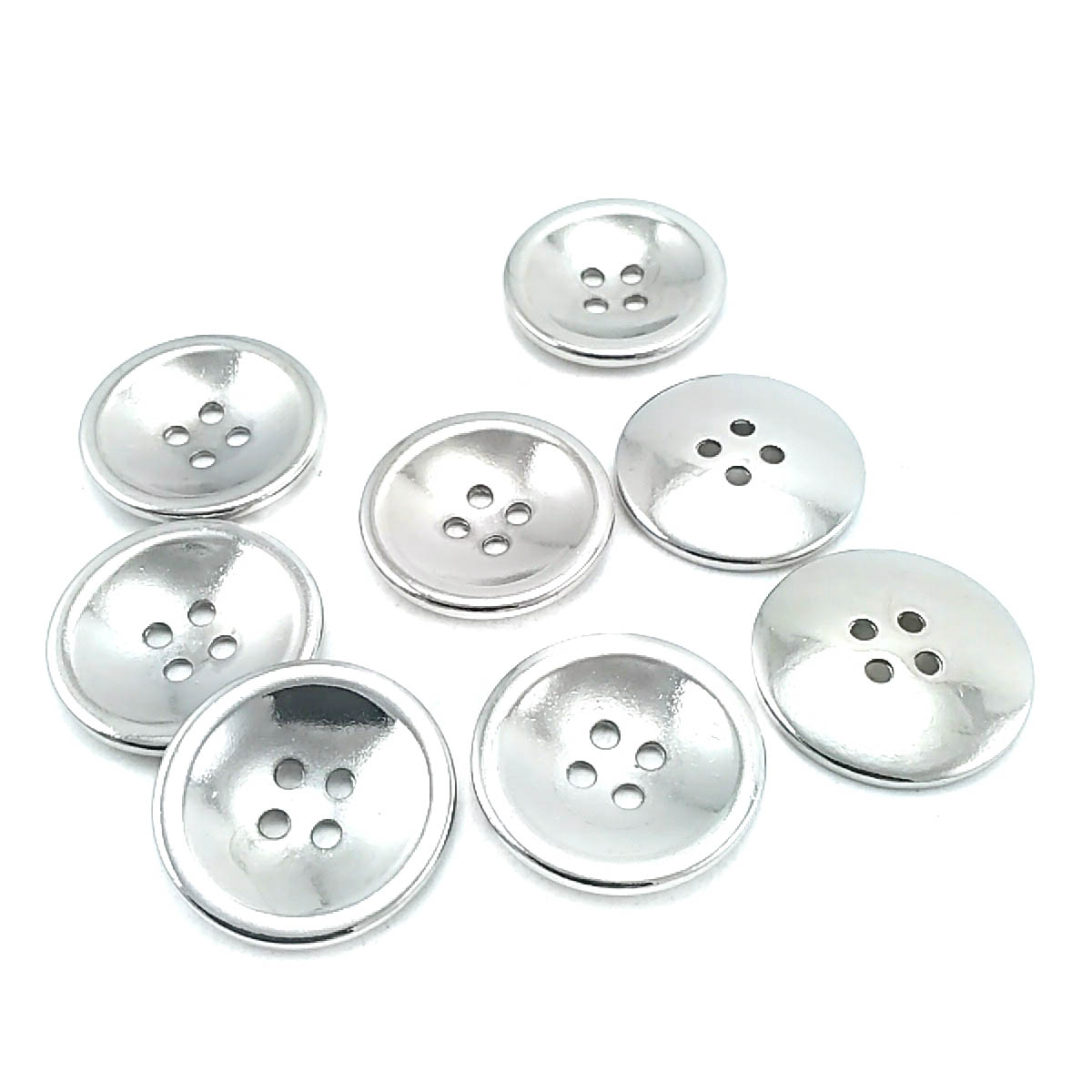 25 mm Dört Delikli Metal Düğme
