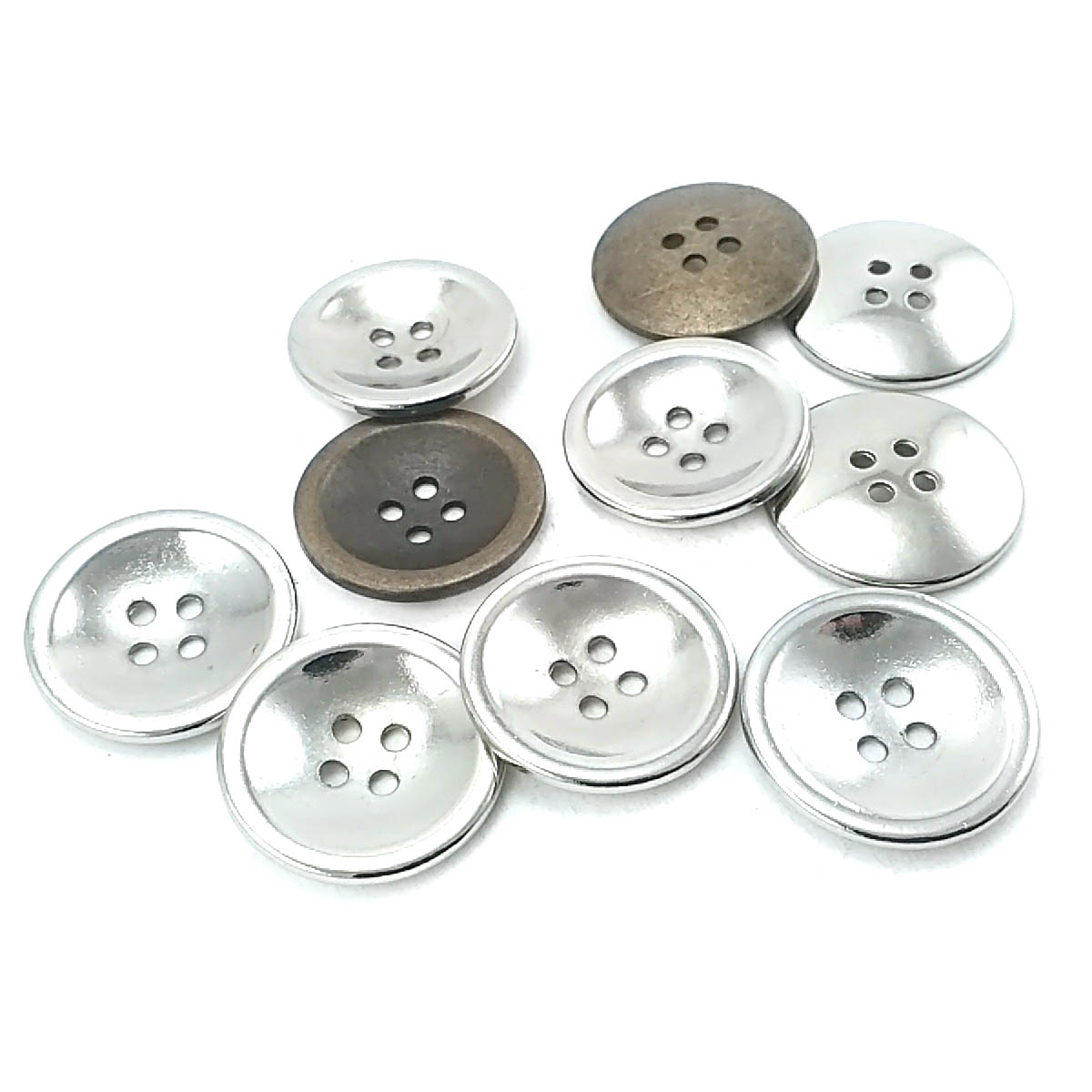 25 mm Dört Delikli Metal Düğme