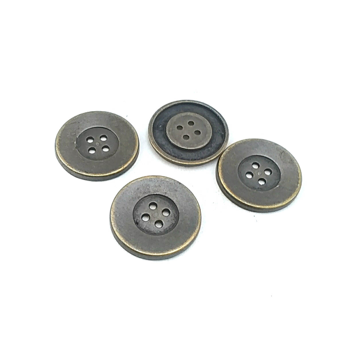 25 mm Estetik Dört Delikli Metal Düğme