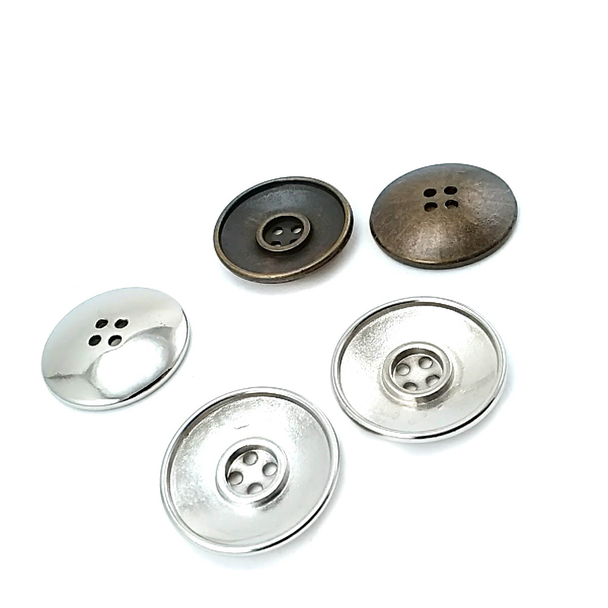25 mm -  40 boy Dört delikli metal düğme dikme