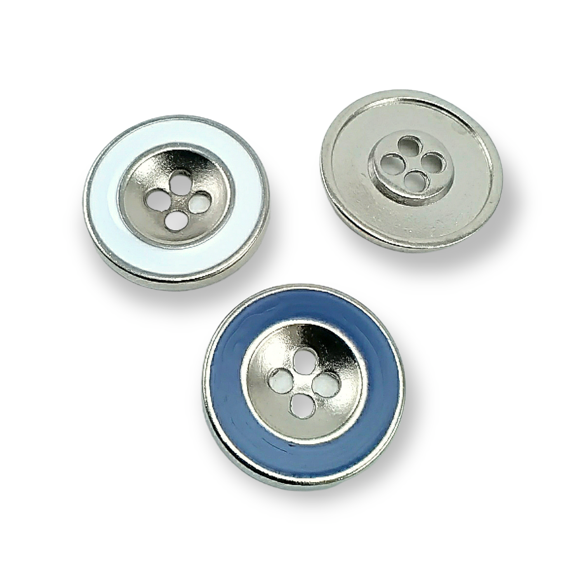 25 mm 40 boy İki Delikli Mineli Metal Düğme Mont ve Trençkot Düğmesi E 774