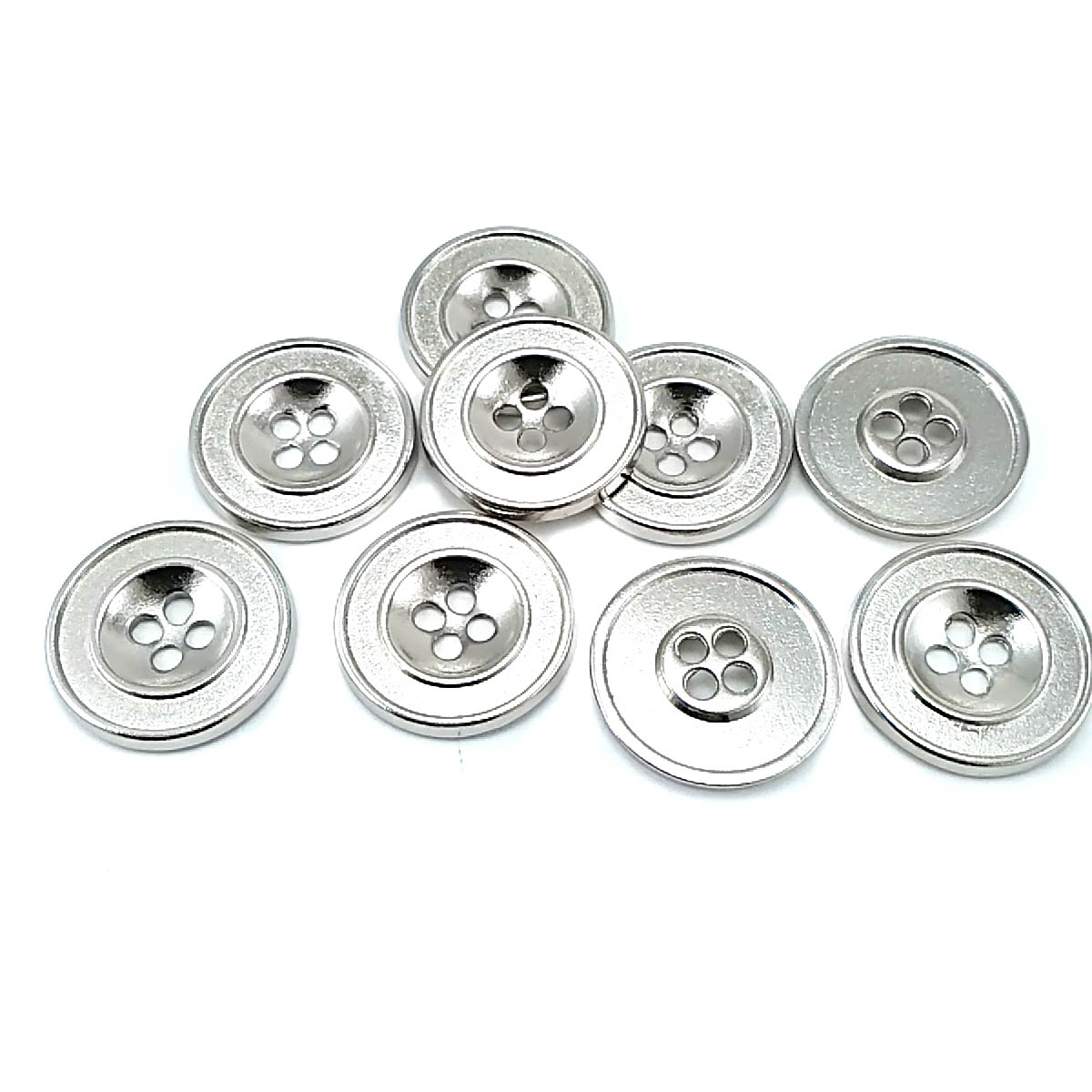 25 mm 40 boy İki Delikli Mineli Metal Düğme Mont ve Trençkot Düğmesi E 774