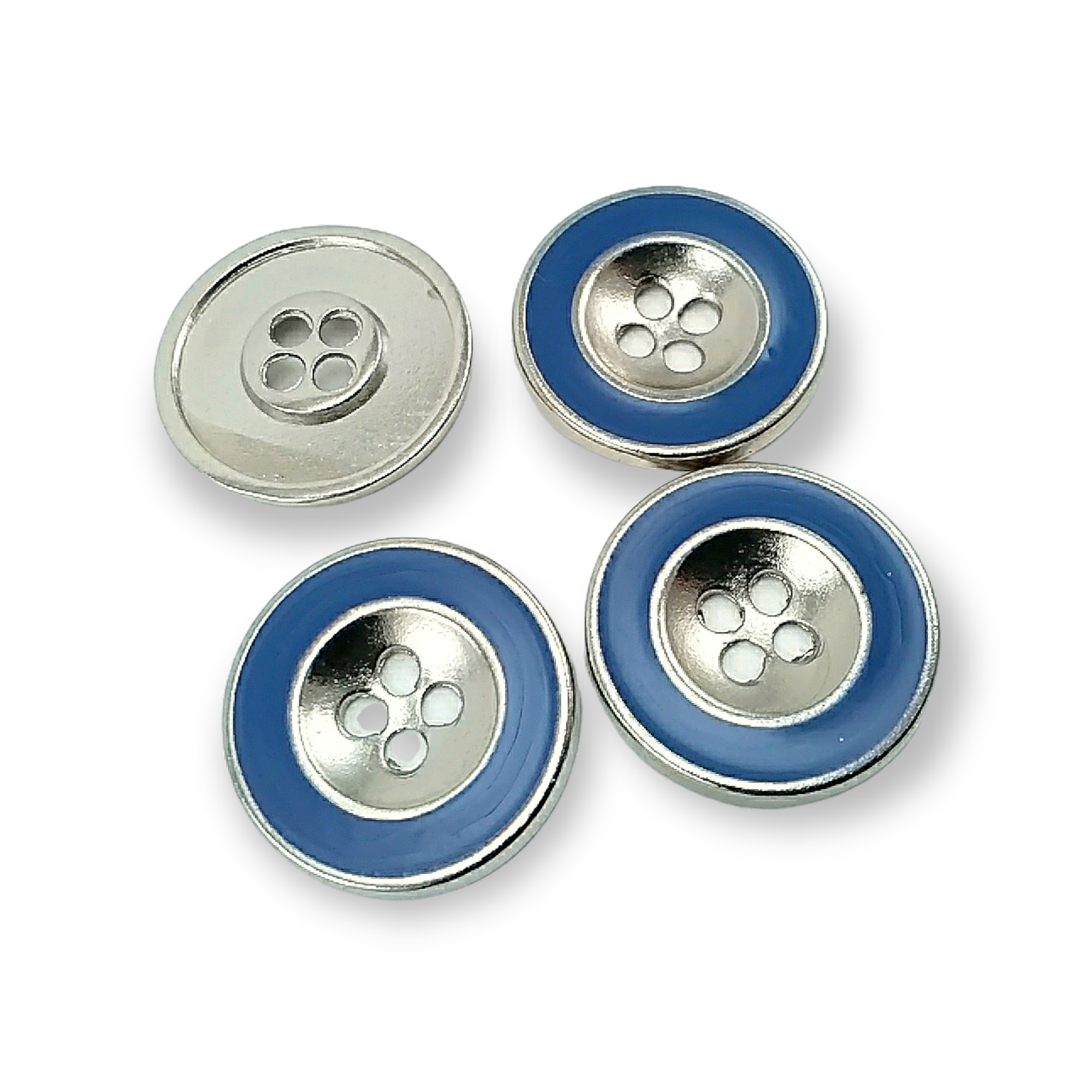 25 mm 40 boy İki Delikli Mineli Metal Düğme Mont ve Trençkot Düğmesi E 774