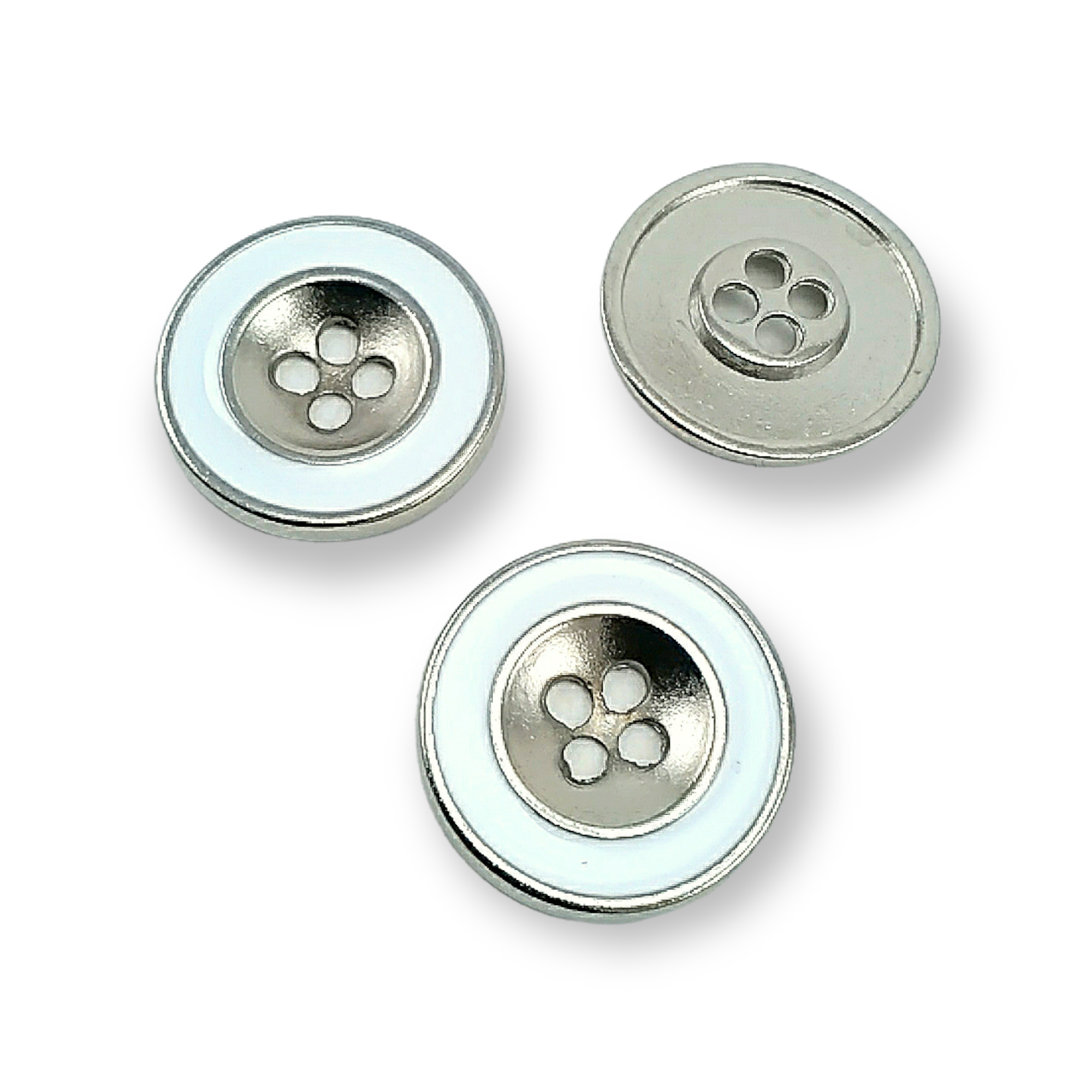 25 mm 40 boy İki Delikli Mineli Metal Düğme Mont ve Trençkot Düğmesi E 774