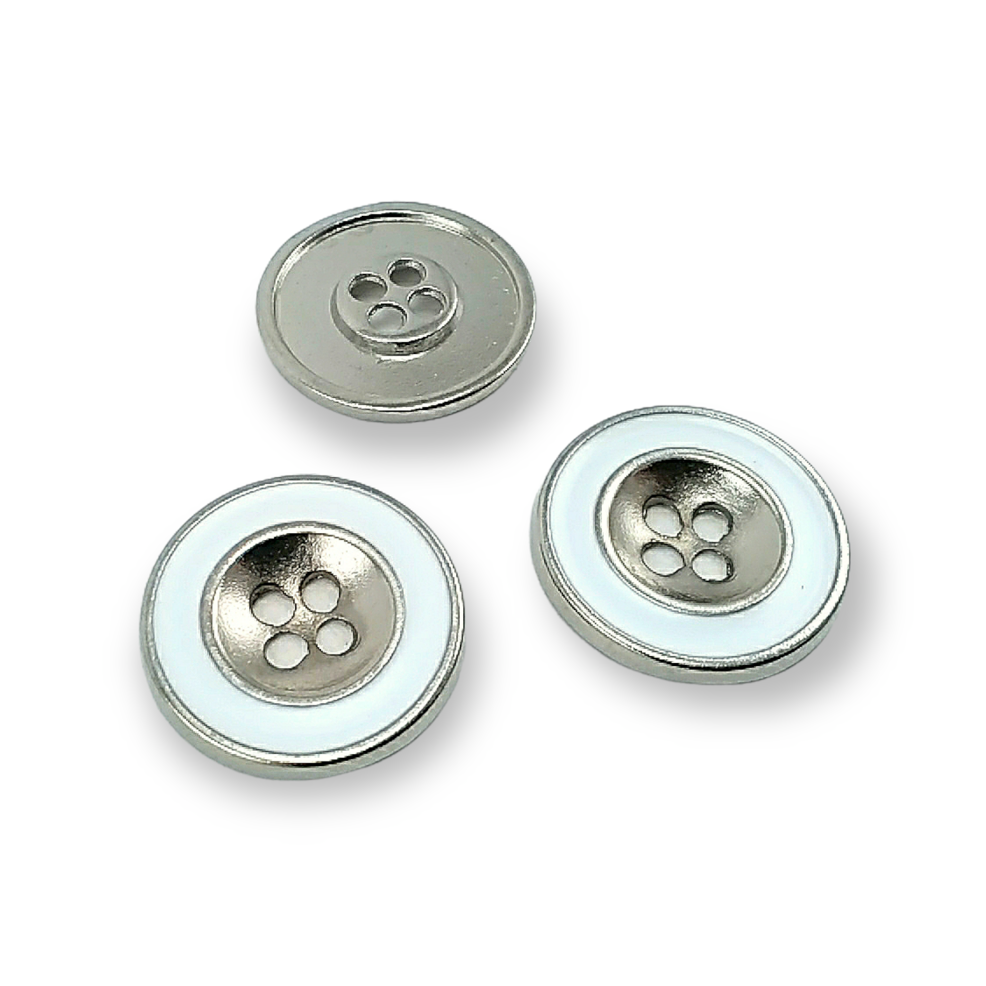 25 mm 40 boy İki Delikli Mineli Metal Düğme Mont ve Trençkot Düğmesi E 774