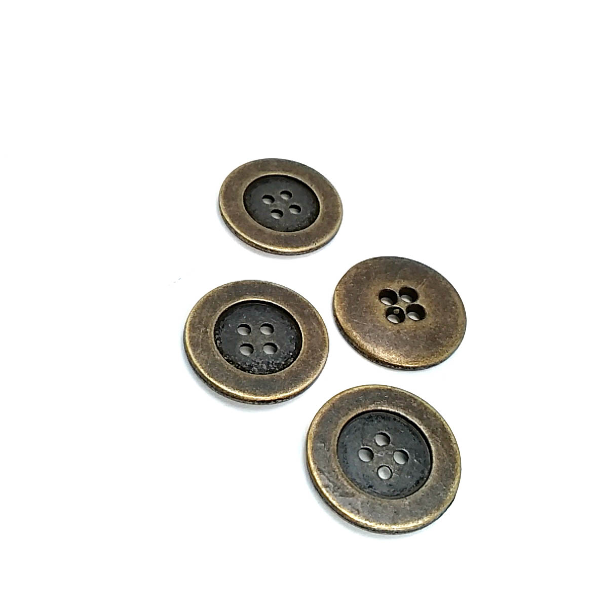 20 mm -  35 boy Dört Delikli Metal Düğme