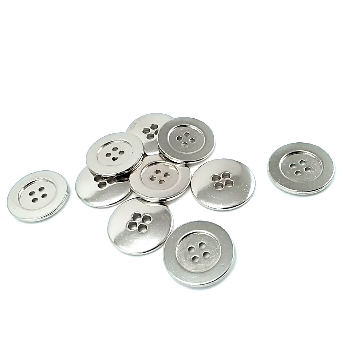 20 mm -  35 boy Dört Delikli Metal Düğme