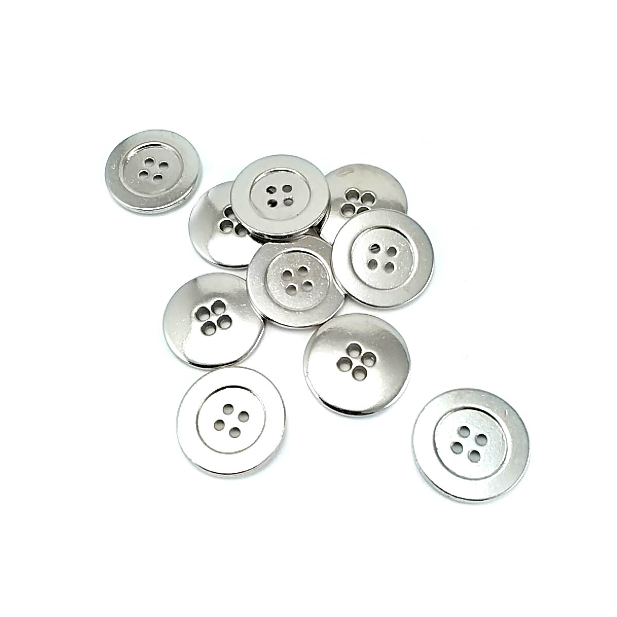 20 mm -  35 boy Dört Delikli Metal Düğme