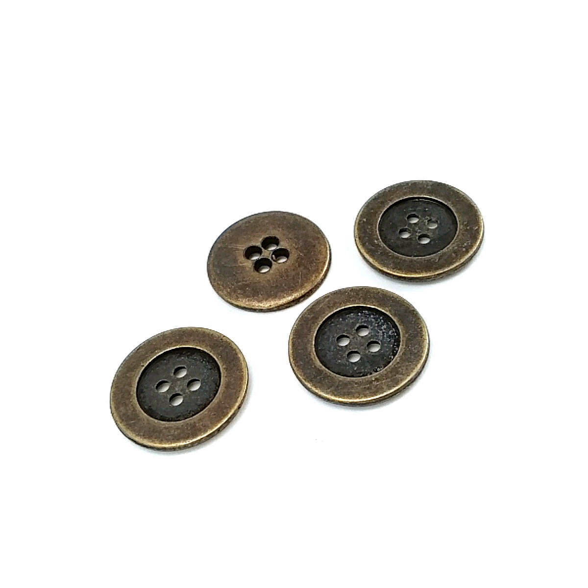 20 mm -  35 boy Dört Delikli Metal Düğme
