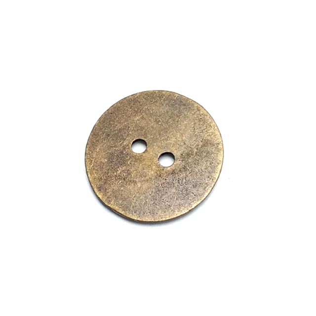 19 mm İki delikli metal elbise düğmesi