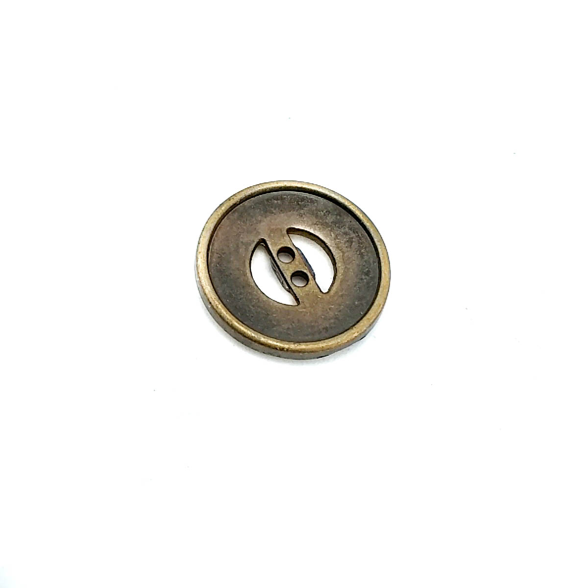 23 mm İki delikli dikme metal düğme 37 lignes