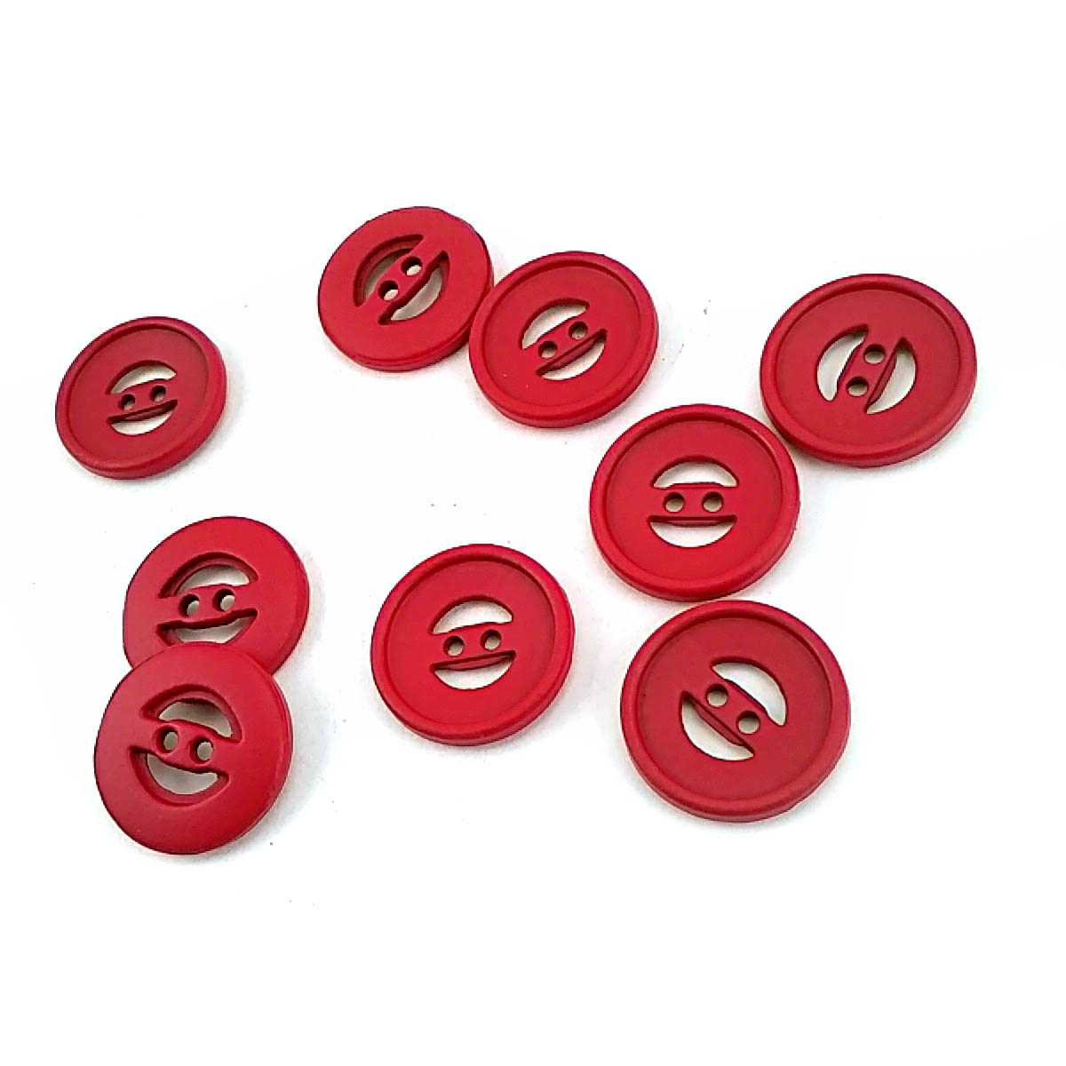 18 mm 2 Delikli Metal Düğme 30 lignes