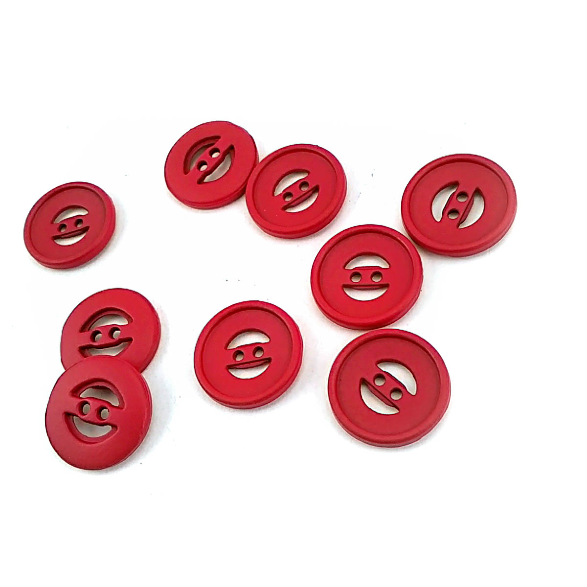 18 mm 2 Delikli Metal Düğme 30 lignes
