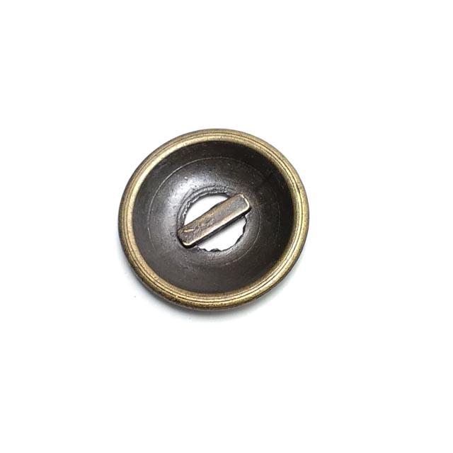 25 mm İki delikli dikme metal düğme 40 lignes