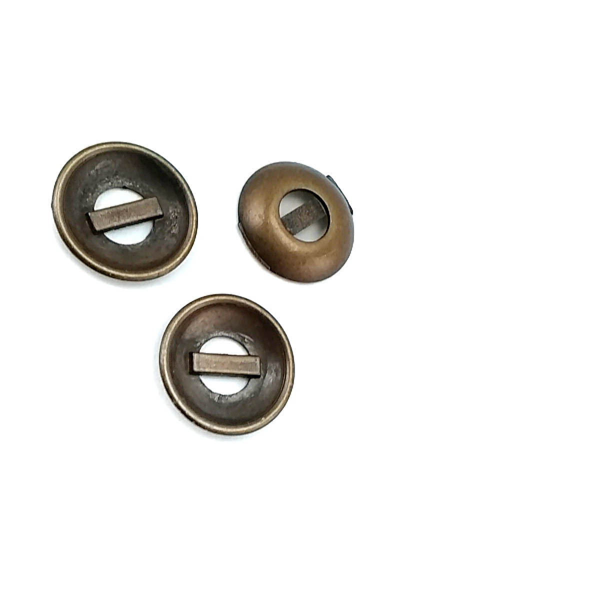 19 mm 2 Delikli Metal Düğme 31 lignes