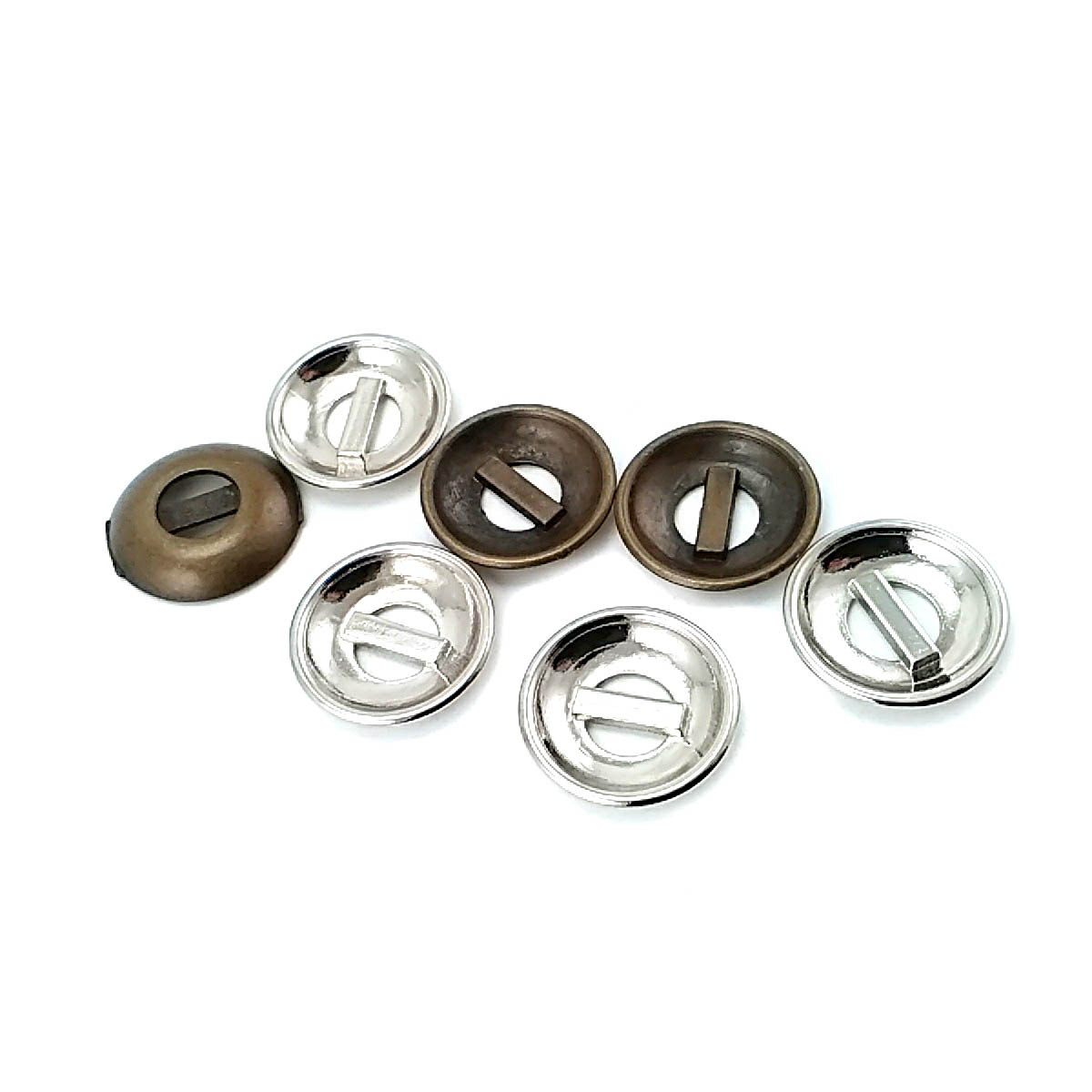 19 mm 2 Delikli Metal Düğme 31 lignes
