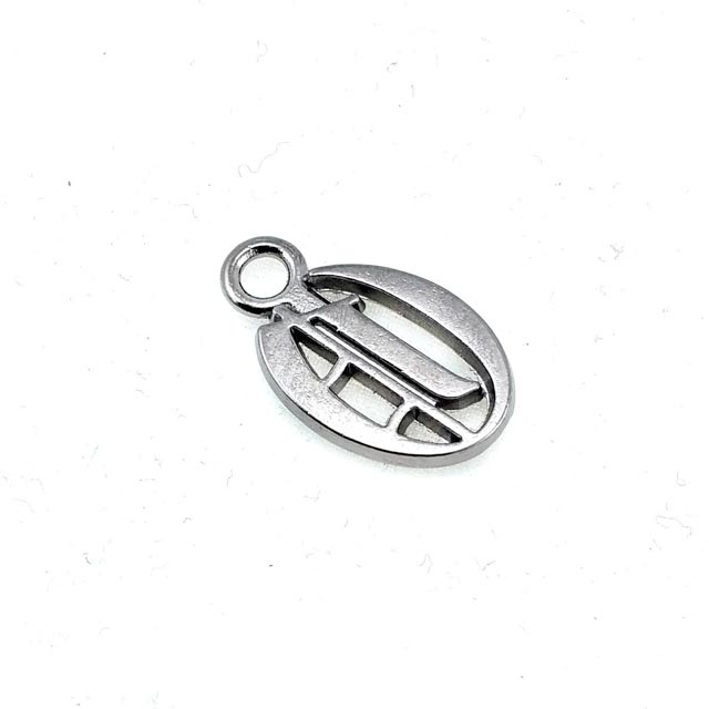 Fermuar elciği desenli şık tasarım 23 mm x 13 mm E 289