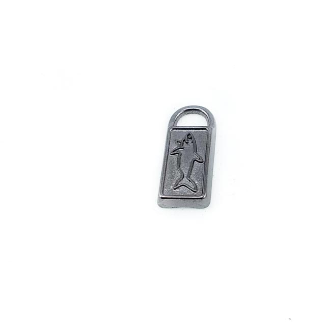 23 mm x 9 mm Fermuar Elcik Köpek Balığı Baskılı