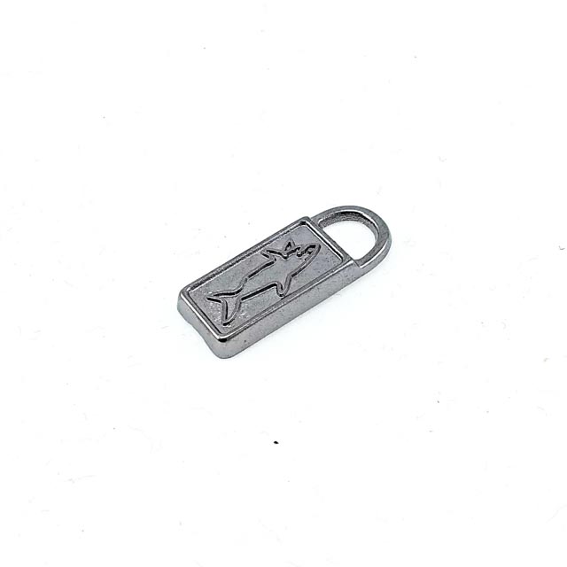 23 mm x 9 mm Fermuar Elcik Köpek Balığı Baskılı