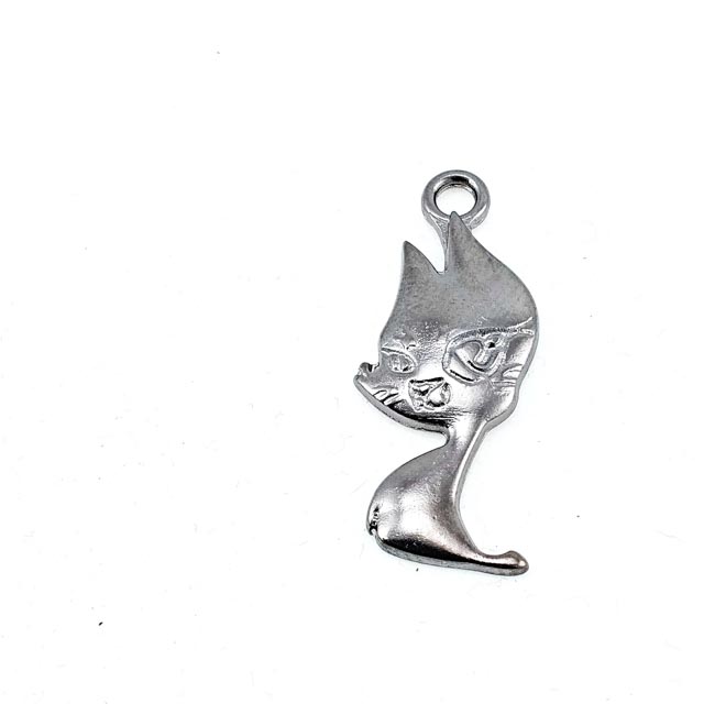 39 mm x 16 mm Fermuar Elciği Kedi Tasarım