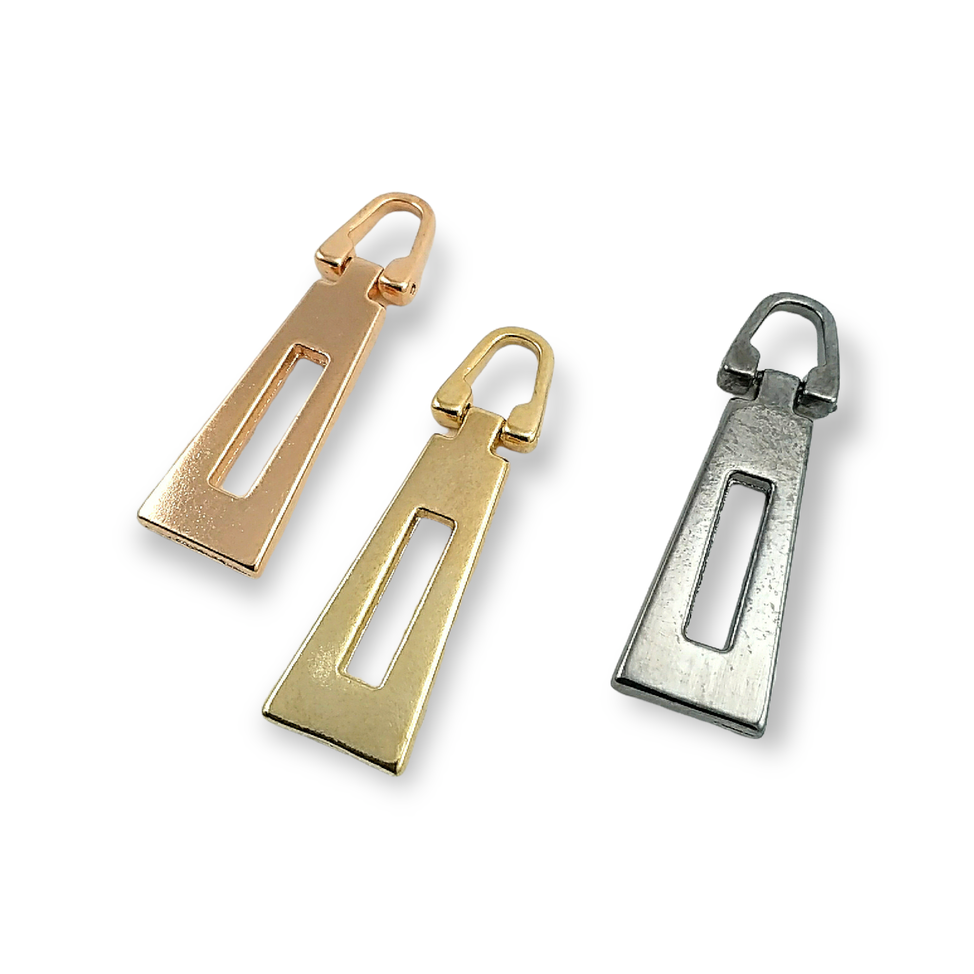 30 mm Metal Zipper Pullers - Stylish Design E 1597