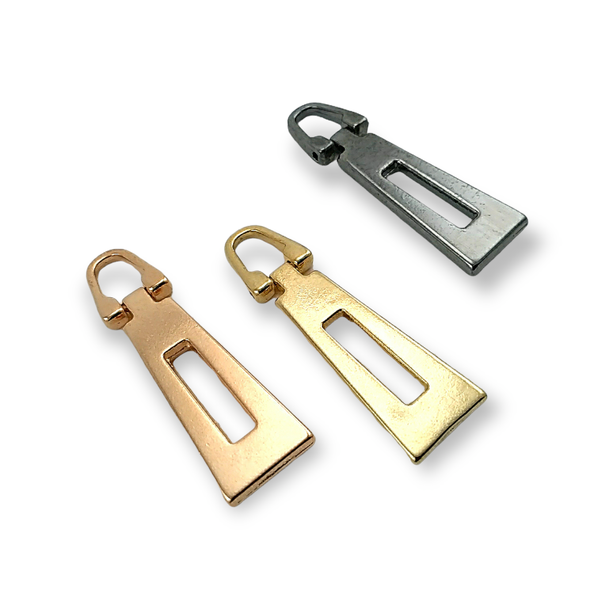 30 mm Metal Zipper Pullers - Stylish Design E 1597