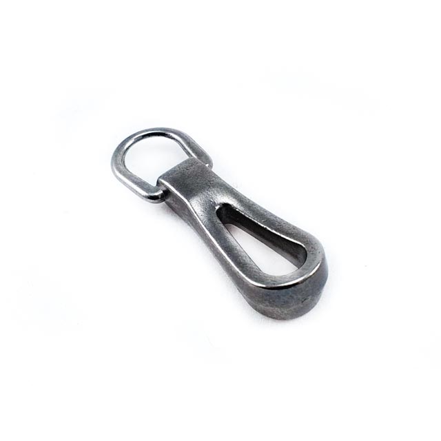 Metal fermuar elciği -  sade tasarım 26 mm E 1736