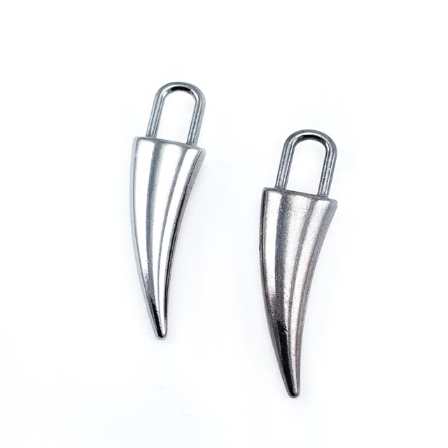 40 mm Zipper puller dagger shape