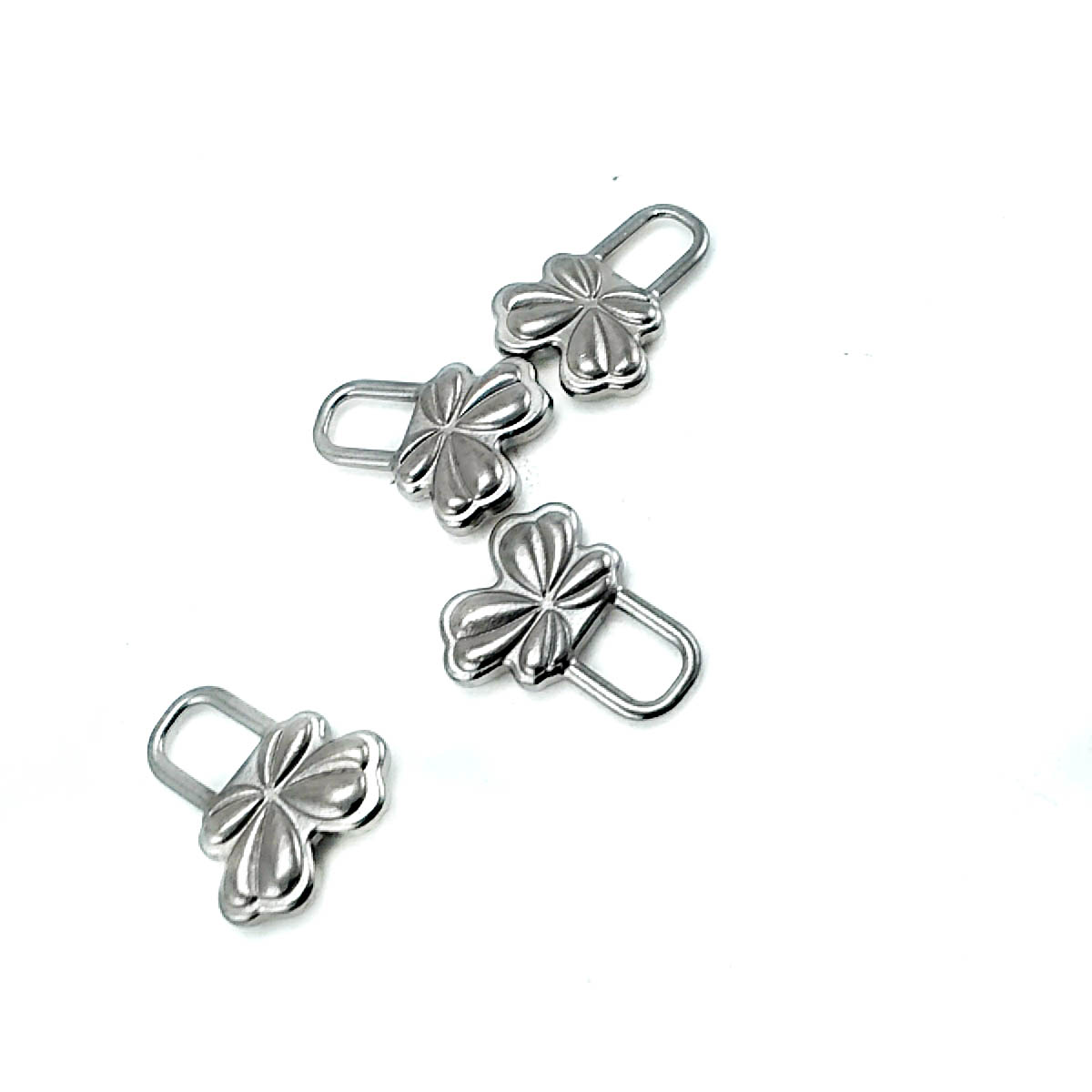 Fermuar elciği papatya şekil 18 mm x 14 mm E 2029