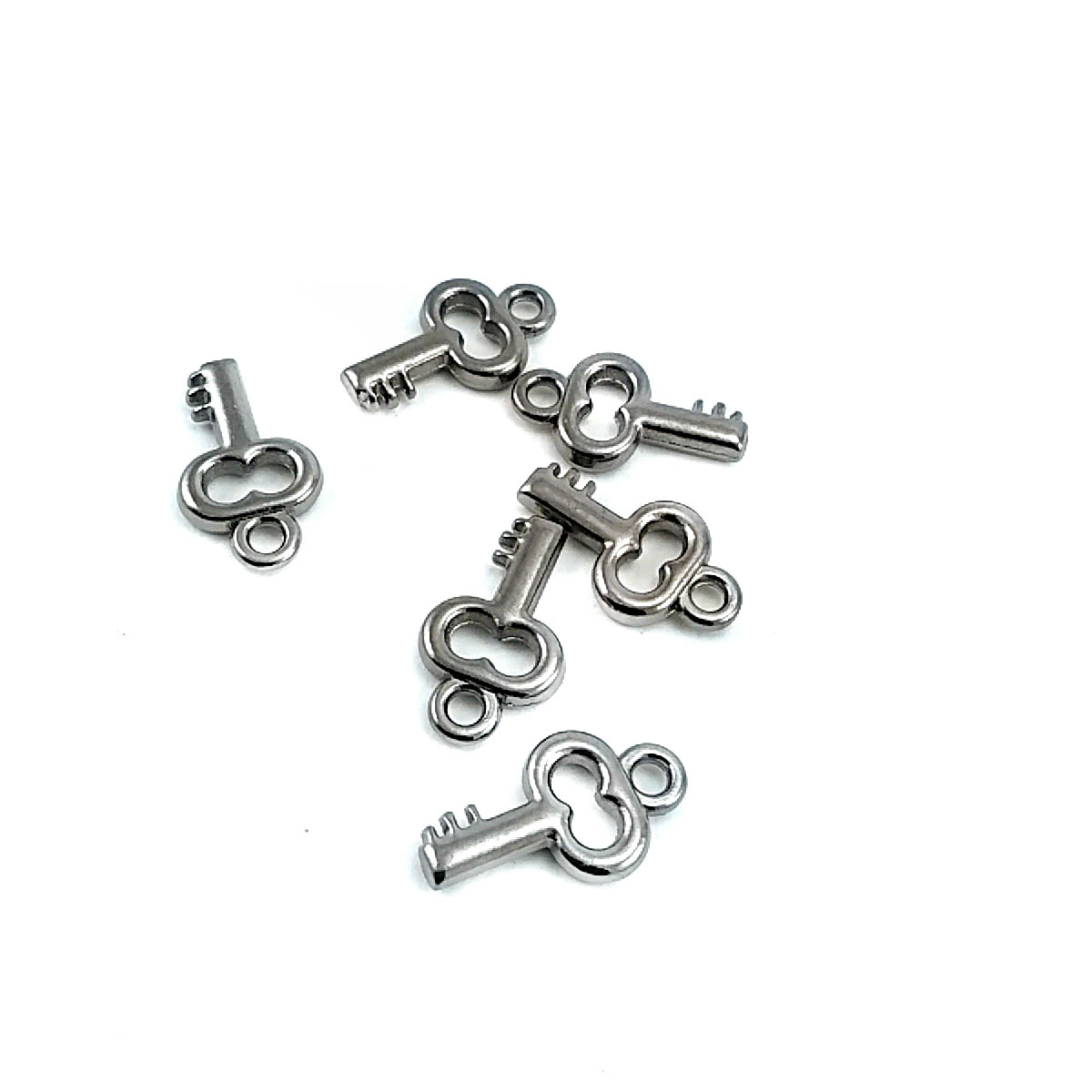 2 cm Key Shape Zipper Pullers E 459