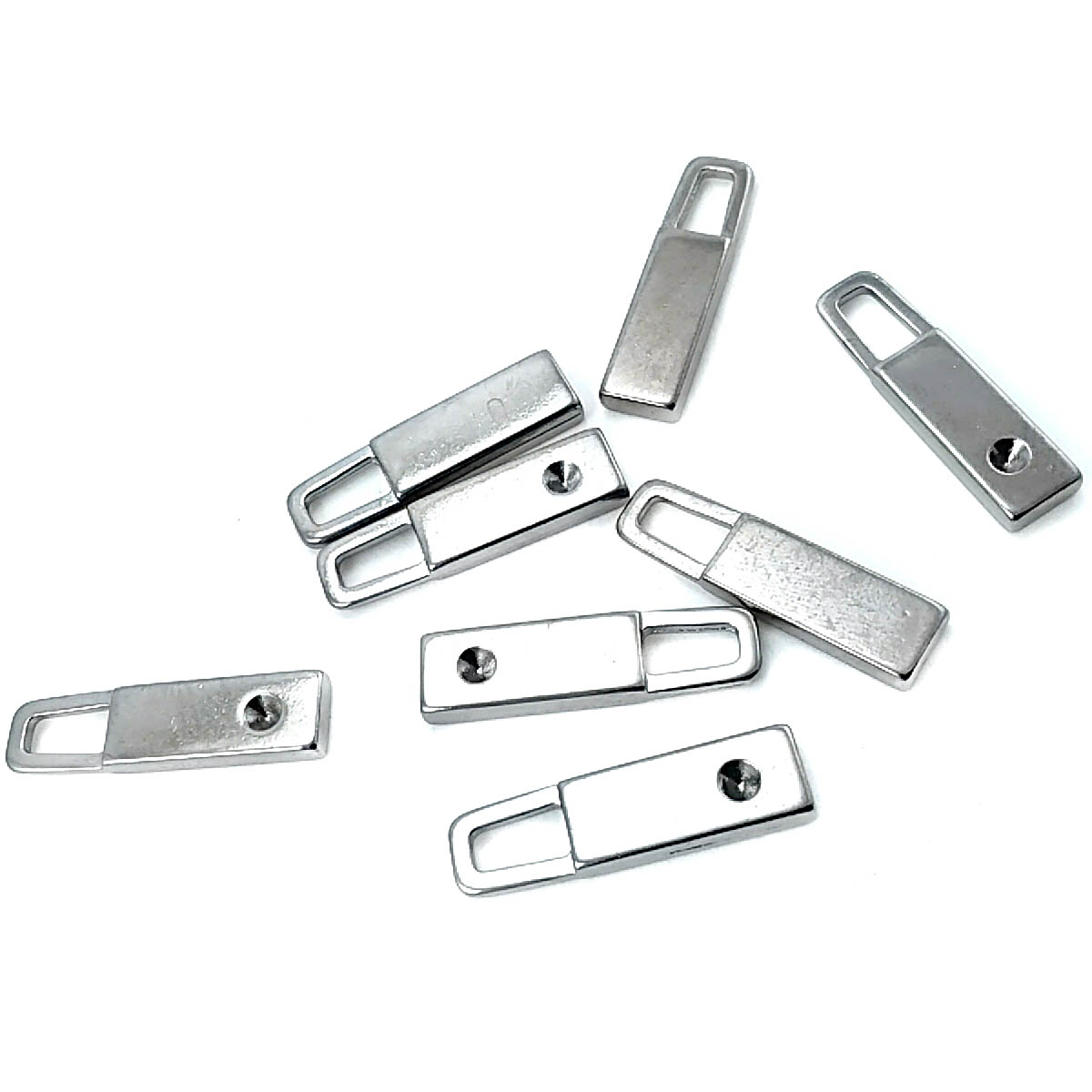 29 mm x 8 mm Taş & Mine Delikli Fermuar Elciği  E 63